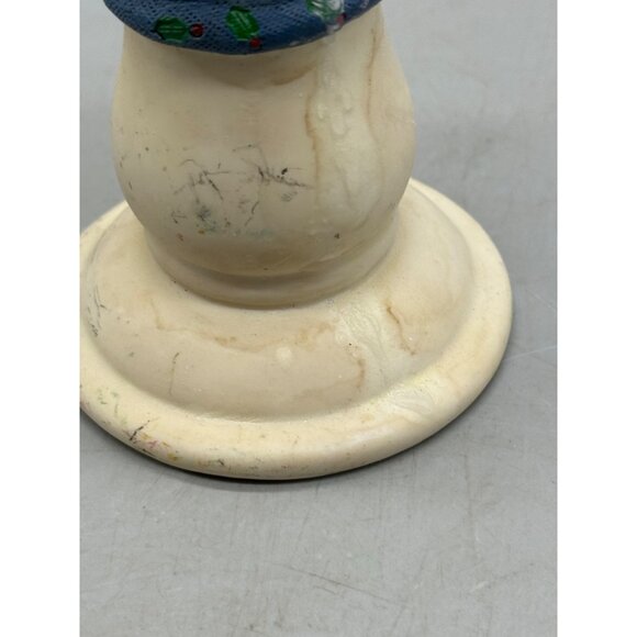 Vintage Christmas Growth Cooperate 2000 Snowman Taper Candle Holder READ - Picture 6 of 8